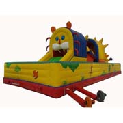 amusement park inflatable slide